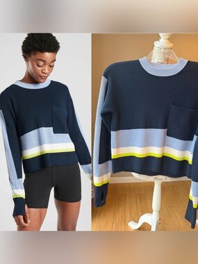 Athleta Trailhead Colorblock Sweater